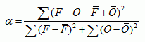 Alpha index equation